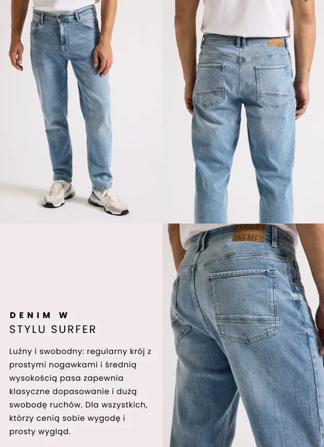 Denim w stylu Surfer