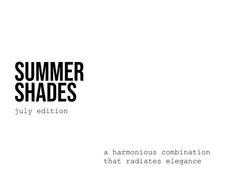 summer shades